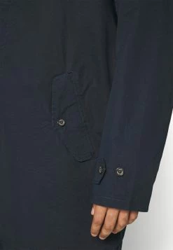 Walking Coat Lined Windbreaker - Halflange Jas - Collection Navy -ONLY shop 8668b942e54c4978992baac41271687f