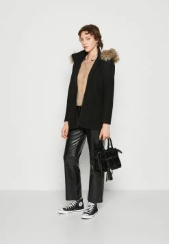 ONLY Onlnewerica Hood Coat - Halflange Jas - Black -ONLY shop 884cb6fb495941c4b5b12e9e5f58d05e