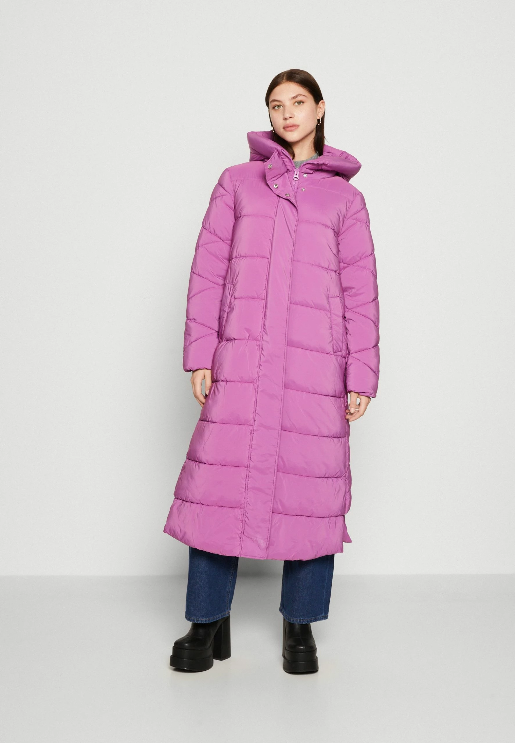 Yasliro Long Padded Coat - Winterjas - Hyacinth Violet 3 Yasliro Long Padded Coat - Winterjas - Hyacinth Violet