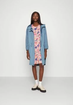 Vero Moda Tall Vmeverly Coat - Parka - China Blue -ONLY shop 89b945cdcc6e473fa034a47524c70893