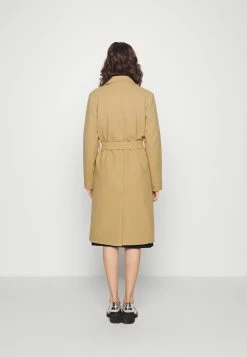 Vila Vipoko Long Belt Coat - Mantel - Sesame -ONLY shop 8a42a338ffcd4497b0a701d667196e22