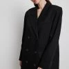 NA-KD Double Breasted Classic Coat - Mantel - Black -ONLY shop 8b86bd8e5ae84ac39e5da52682da9135