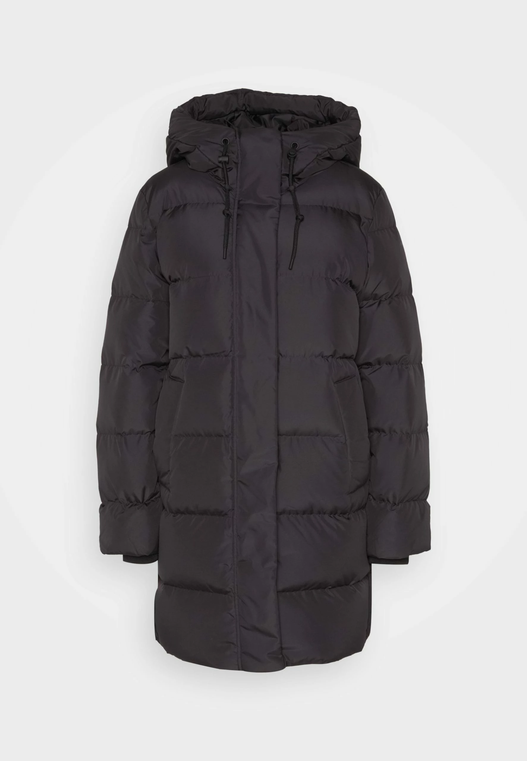 Marc O'Polo DENIM Midi Puffer Coat With Hood Welt Pockets Sideseam Slits - Winterjas - Black 7 Marc O'Polo DENIM Midi Puffer Coat With Hood Welt Pockets Sideseam Slits - Winterjas - Black - Afbeelding 5