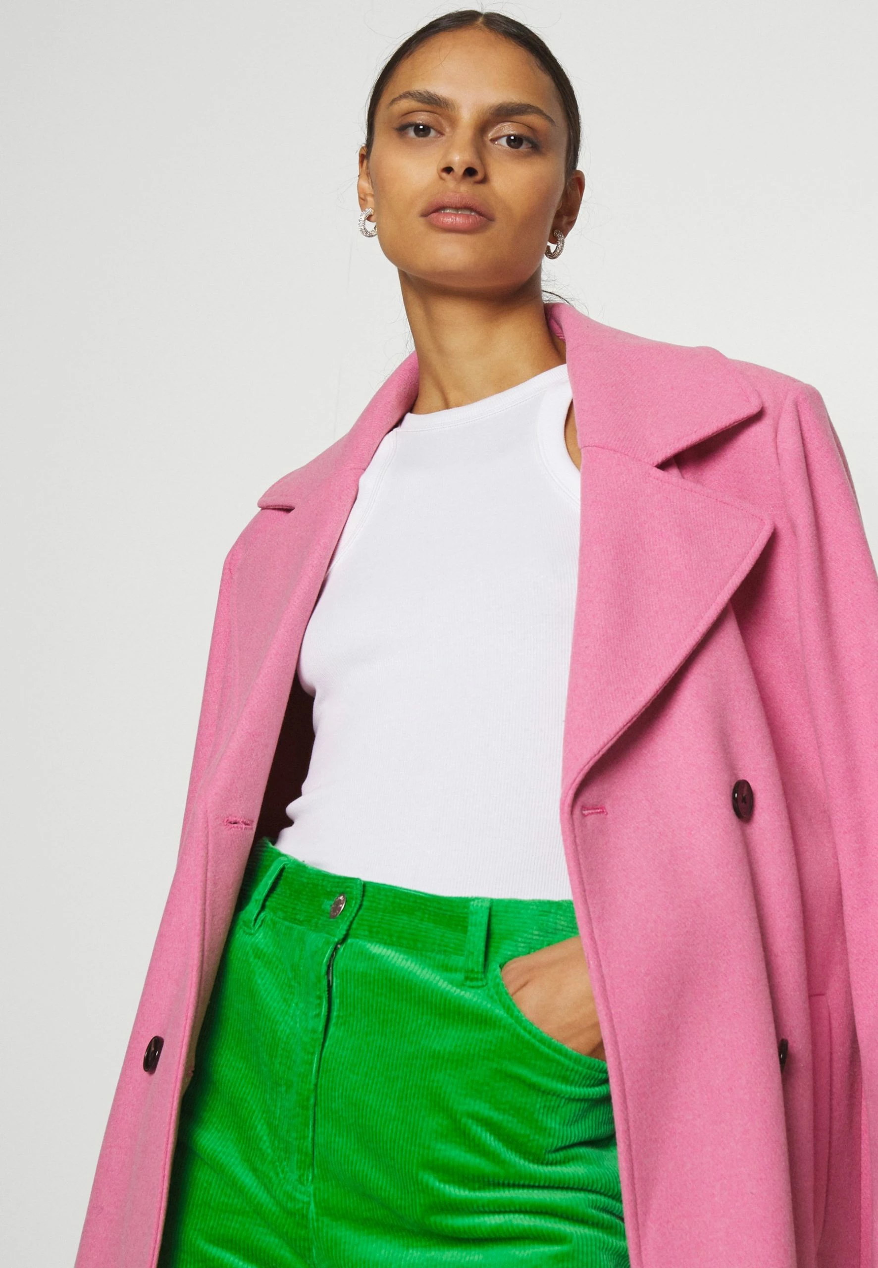 Modström Beca Coat - Mantel - Cosmos Pink 6 Modström Beca Coat - Mantel - Cosmos Pink - Afbeelding 4