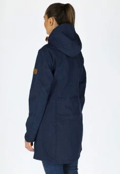 Softshell Coat W - Halflange Jas - Navy Melange -ONLY shop 8c927eff56914e999df3ae21d0f292e0