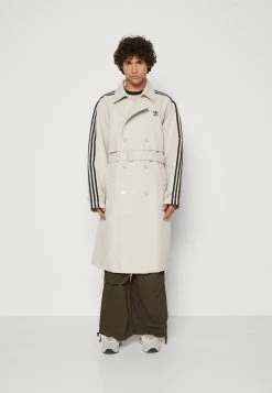 Adidas Originals 3 Stripe Coat Unisex - Trenchcoat - Beige