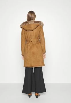 Rosemary Toscana Coat With Hood - Mantel - Honey Suede -ONLY shop 8f91e7c456d64c8c86d3a756a0db84d9