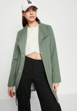 Vero Moda Vmverodonavivian Coat - Halflange Jas - Laurel Wreath -ONLY shop 91284c3b3b8742228c8300bed87c6e7d