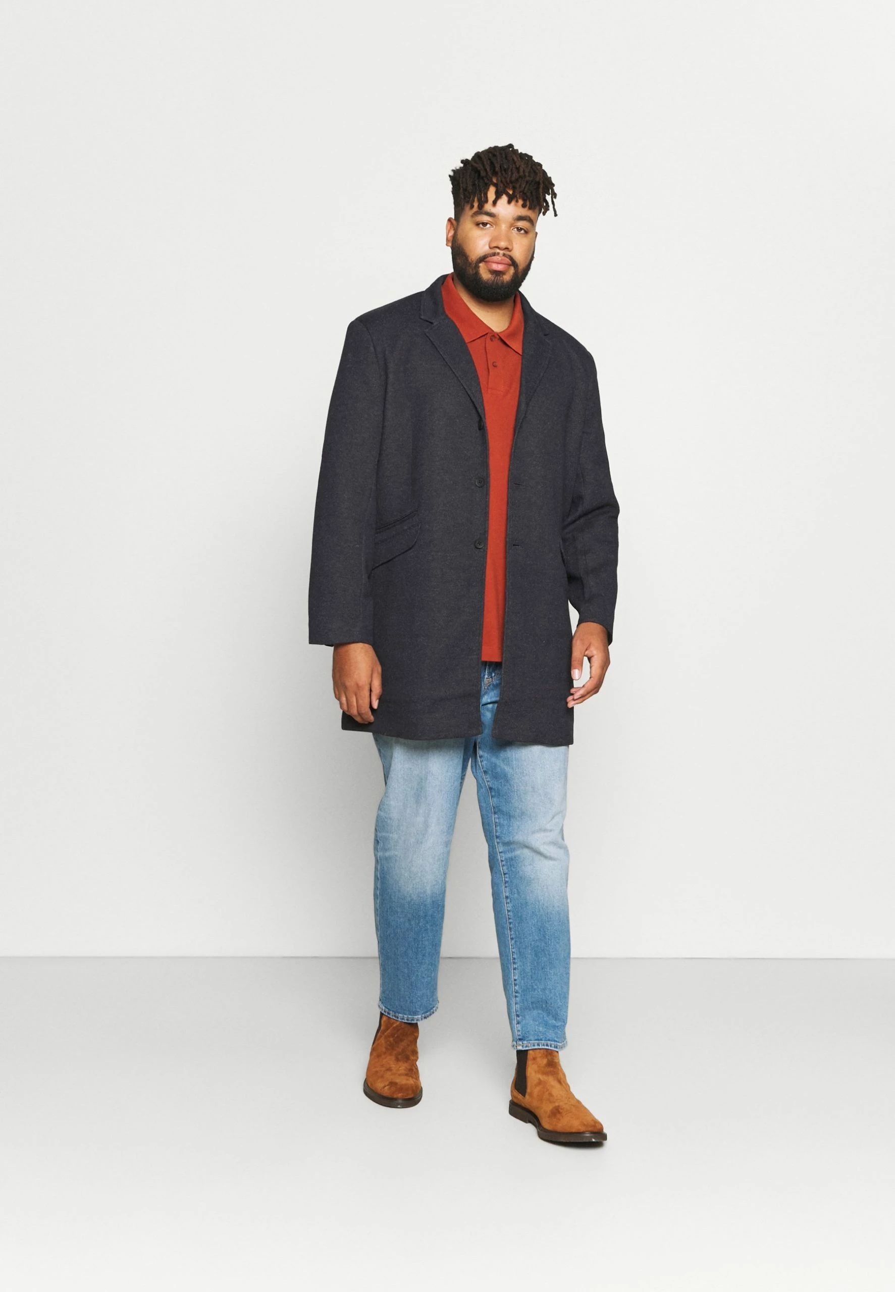 Only & Sons Onsjulian King Coat- Halflange Jas - Melange 4 Only & Sons Onsjulian King Coat- Halflange Jas - Melange - Afbeelding 2