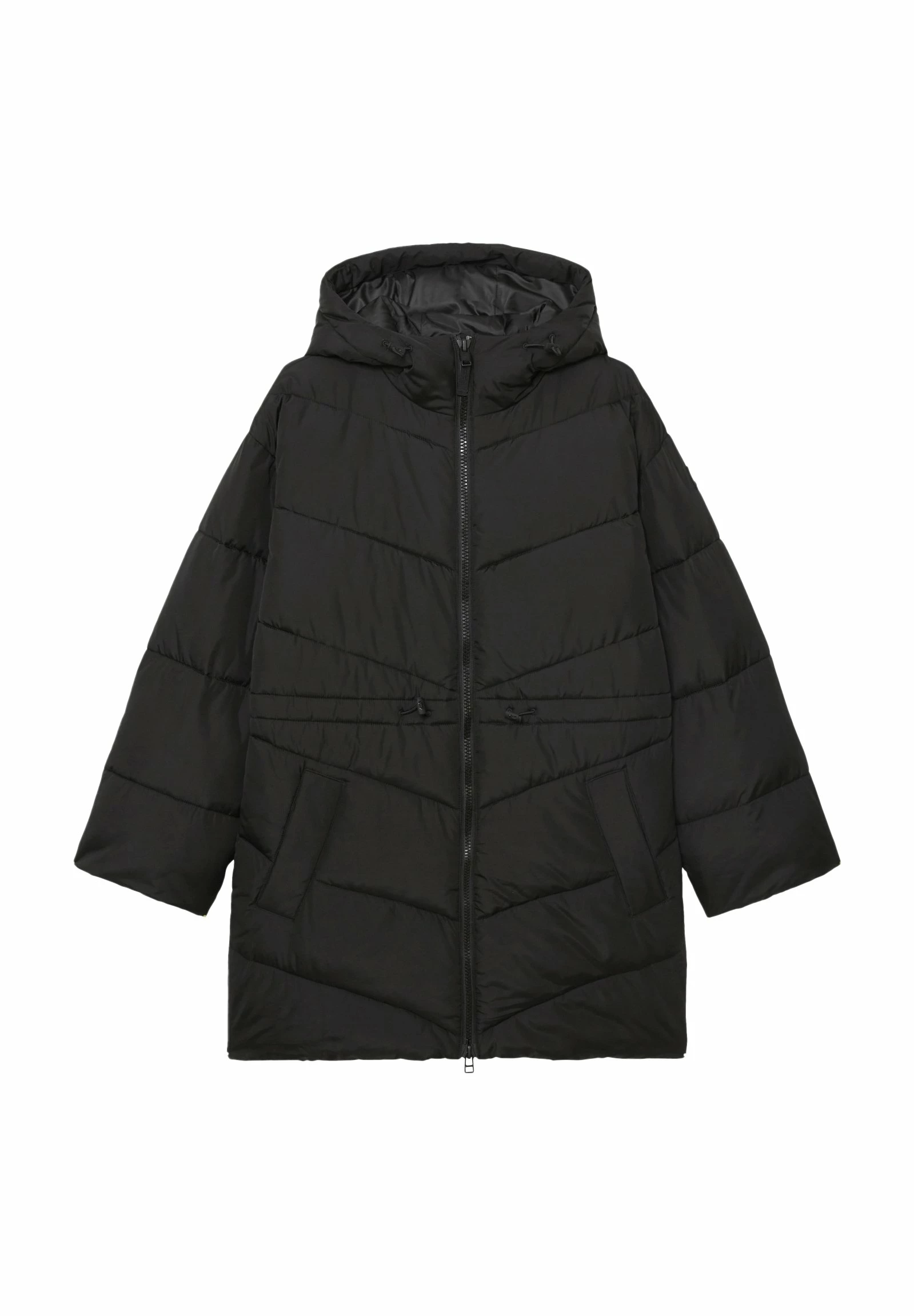 Marc O'Polo DENIM Puffer Midi Coat With Hood - Winterjas - Black 8 Marc O'Polo DENIM Puffer Midi Coat With Hood - Winterjas - Black - Afbeelding 6