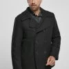 Brandit Pea Coat - Jas - Navy -ONLY shop 94b21517d70246dd8c132581b5cb2a94