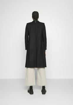 TWINSET Woven Coat - Mantel - Nero -ONLY shop 95cd8bee96ff49f28f8bfa486e334112