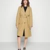 Vila Vipoko Long Belt Coat - Mantel - Sesame 1 Vila Vipoko Long Belt Coat - Mantel - Sesame -ONLY shop 981791f3bbcc40d8bcc7486217c4a760
