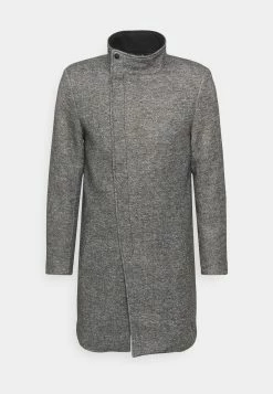 Only & Sons Onsoscar King Coat- Mantel - Dark Grey Melange -ONLY shop 98632adc84cd49ae8cb31e2fbcda4c7d