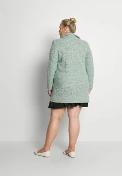 ONLY CARMAKOMA Carnewsophia Coat- Mantel - Frosty Green -ONLY shop 9cb4ae5139d14651b7f6334f2c5f76f8