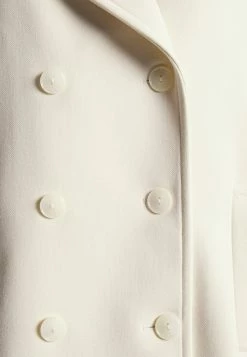 Patrizia Pepe Coat - Halflange Jas - Coconut White -ONLY shop 9e59649c3cb749d1b05d98a5e303a3cf