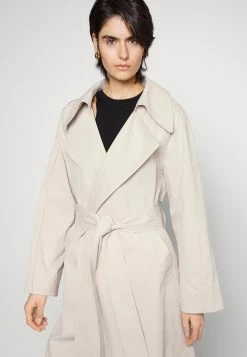 DKNY Lapel Trench Coat - Trenchcoat - Almond Creme -ONLY shop a1b94c542bf242159ebc0aee1b0e0f48