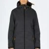 Softshell Coat W - Halflange Jas - Grey Melange -ONLY shop a1e23d35d3da4b91a5709badbe7501e6