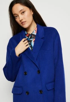 Scotch & Soda Double Breasted Coat - Mantel - Bright Blue Melange -ONLY shop a30a7077e7df4dba9e9c50b928eaf449