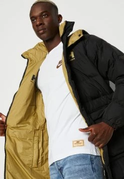 Helly Hansen Yu Reversible Coat - Winterjas - Black/Khaki -ONLY shop a417ed6cffee438d83fa08884afac321