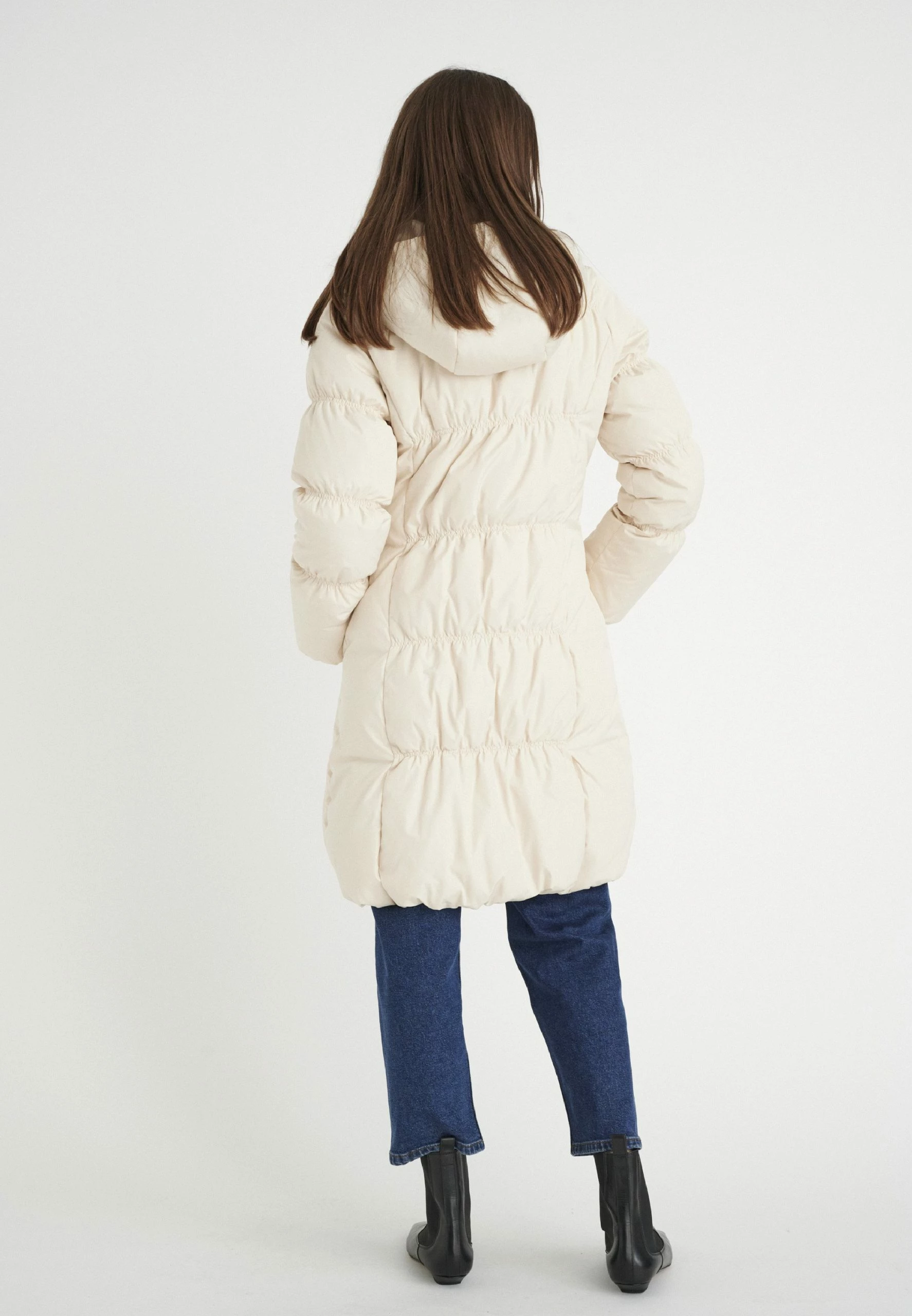 InWear Maikeiw Cups Coat - Donsjas - Eggshell 4 InWear Maikeiw Cups Coat - Donsjas - Eggshell - Afbeelding 2