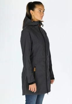 Softshell Coat W - Halflange Jas - Grey Melange -ONLY shop a5cceae20d22479da663ea945048c901