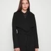 Vipoko Collar Coat - Halflange Jas - Black -ONLY shop a6efc23d668b477da4870cf7d5dee05e