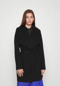 Vipoko Collar Coat - Halflange Jas - Black