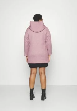 ONLY CARMAKOMA Carsedona Light Coat - Halflange Jas - Rose Brown Melange -ONLY shop a919f4e0964f41a1bf14369e73784f44