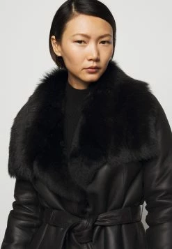 Flo Coat - Leren Jas - Black -ONLY shop aa18ba16ed4b41689fff68d6fe7f4d16