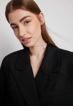 NA-KD Double Breasted Classic Coat - Mantel - Black -ONLY shop ac91cb3d7a344dba904760056a7fd772