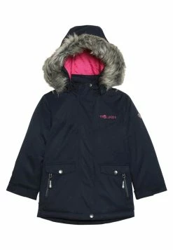 TROLLKIDS Girls Oslo Coat- Winterjas - Navy/Magenta -ONLY shop accfd9d5d7484a608abc3c139cda69ef