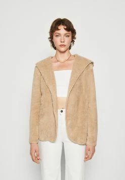 ONLY Onlcontact Hood Sherpa Coat - Lichte Jas - Humus