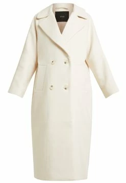 Yasmargit Long Coat - Mantel - White Swan -ONLY shop b0abeb5270fa4fee8f1a4314da559585