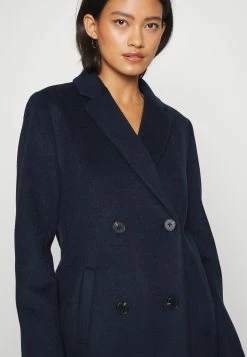 Modström Odelia Long Coat - Mantel - Navy Sky -ONLY shop b162b2a23d5e4bc7b0514b2347f673a4