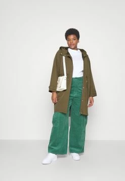 Vero Moda Curve Vmeverly Coat Cur - Parka - Capers -ONLY shop b366b8b0d5d94457a526c942f16b5720