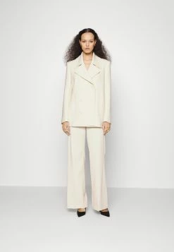 Patrizia Pepe Coat - Halflange Jas - Coconut White -ONLY shop b427afc8fd474ce49ce2819b6dac11be