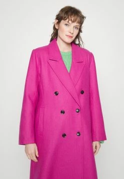 Gestuz Malene Coat - Mantel - Fuchsia Red -ONLY shop b7088ab6200b42758b0721a080e3a828