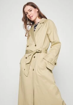 Objclara Trench Coat- Trenchcoat - Humus -ONLY shop b90dddea0b5143118cf37b6eddae6c41
