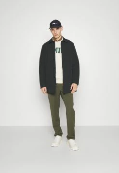 Les Deux Malcolm Padded Coat - Halflange Jas - Black -ONLY shop bb7462ed05fb4ed0a7c3257da3076793