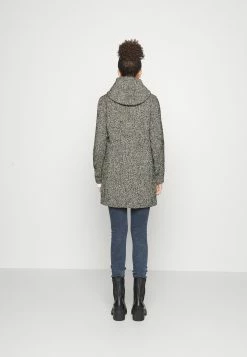 ONLY Onlvigga Sedona Coat - Mantel - Black/Salt/Pepper -ONLY shop bd6371d4099f4ab5b9cf826c3eb81635