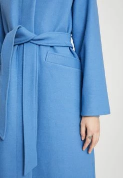 Holden Long Belted Car Coat - Mantel - Sky Blue -ONLY shop bdf5f630981a4e84919795a4a33188a9