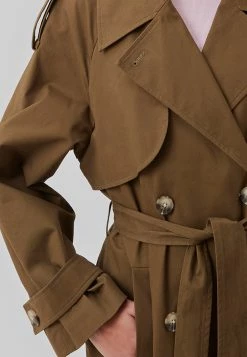 Modström Broda Solid Coat - Trenchcoat - Dark Forest -ONLY shop c0368800d77c4dbdab4dbf87f65d9a5b