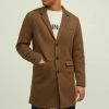 Jack & Jones Marco Coat - Halflange Jas - Khaki -ONLY shop c0b1587c744f4e5b864c395d012fb35f