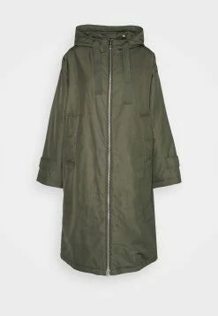 Marc O'Polo Coat Long Padded Fixed Hood Zipper Drawstring Waist - Parka - Olive Crop 16 Marc O'Polo Coat Long Padded Fixed Hood Zipper Drawstring Waist - Parka - Olive Crop -ONLY shop c198e9c4da5c45079d2c5e90cae9c3bd