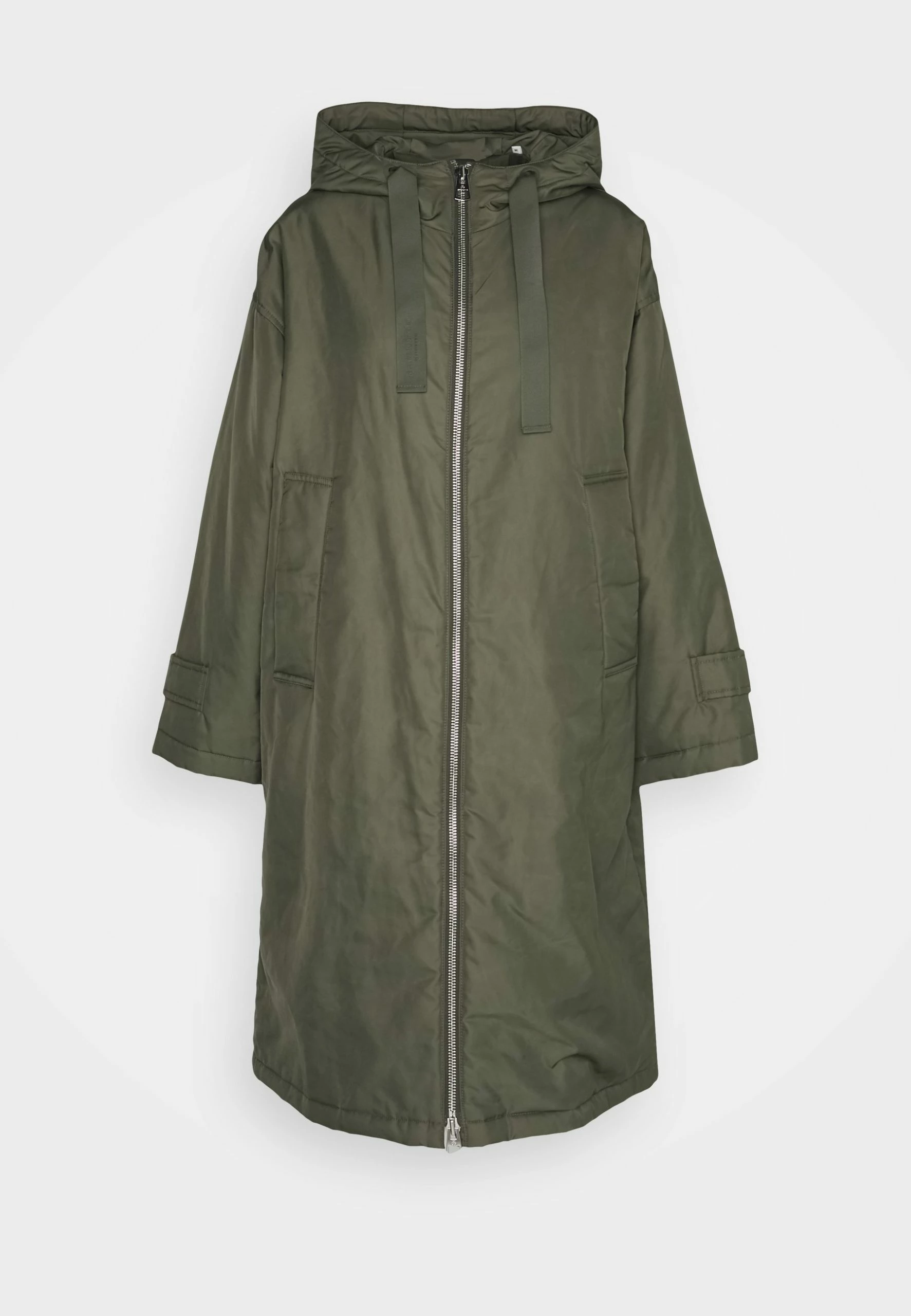Marc O'Polo Coat Long Padded Fixed Hood Zipper Drawstring Waist - Parka - Olive Crop 9 Marc O'Polo Coat Long Padded Fixed Hood Zipper Drawstring Waist - Parka - Olive Crop - Afbeelding 7