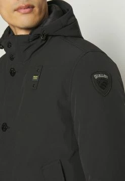 Blauer Long Jacket Coat Detachable Hoodie - Gewatteerde Jas - Black -ONLY shop c239c871c1804111a8f0954be997fb2b