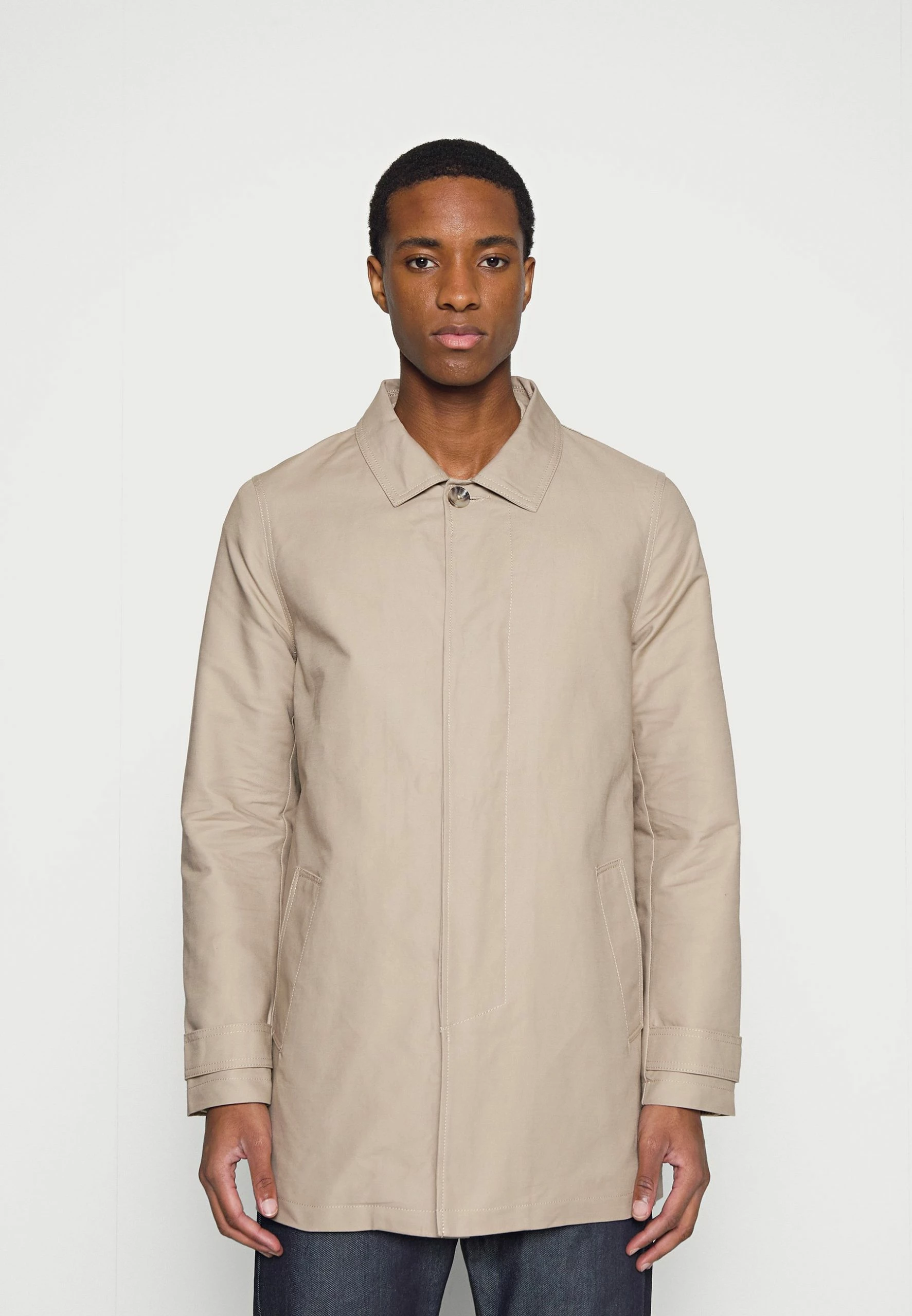 Pier One Commuter Coat- Halflange Jas - Tan 3 Pier One Commuter Coat- Halflange Jas - Tan