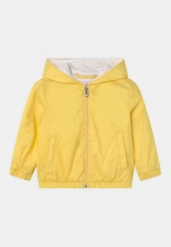 Il Gufo Hooded Rain Coat Unisex - Jas - Chick Yellow
