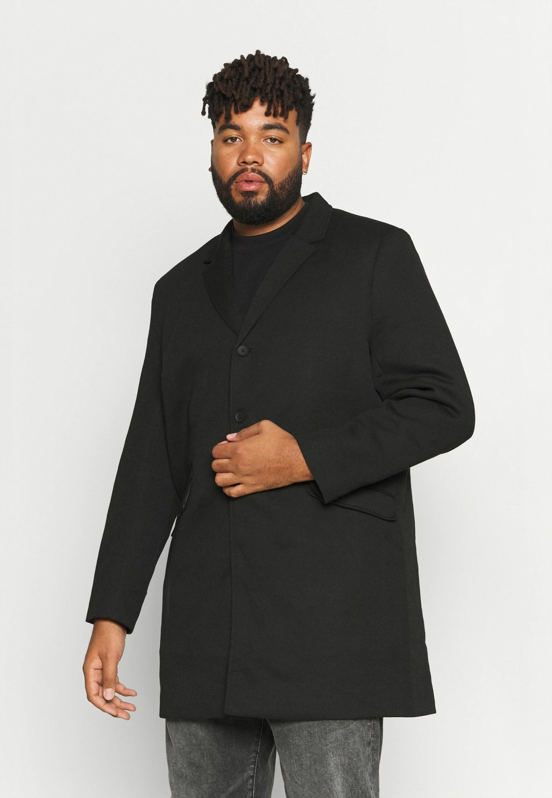 Only & Sons Onsjulian King Coat- Halflange Jas - Black 3 Only & Sons Onsjulian King Coat- Halflange Jas - Black